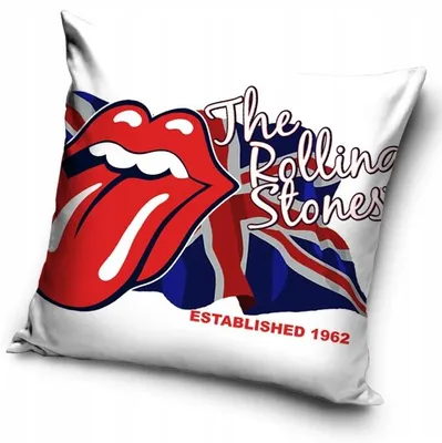 Produktbild von Carbotex Kissenbezug The Rolling Stones Velours 45x45 cm