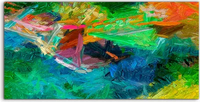 Produktbild von Coloray Acrylbild 100x50  Wandbild Acrylbilder Wand Kunst Bild farbenfrohe Abstrakt