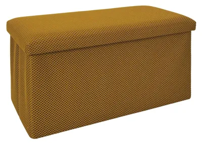 Zdjęcie produktu dla Puf siedzisko ze schowkiem tapicerowany składany do przedpokoju 76 cm
