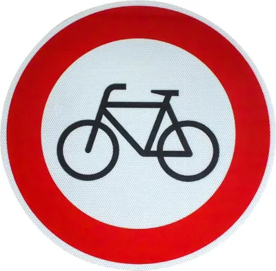 Produktbild von ORIGINAL RA2 Verkehrszeichen Nr 254 Verbot für Radverkehr 600 mmØ StVO RAL RSA-21 Verkehrszeichen Straßenschild Fahrrad Baustellenschild Verbotsschild