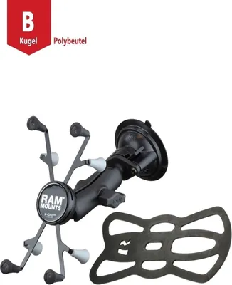 Produktbild von RAM Mounts X-Grip Saugfuß-Halter Tablets 7' B-Kugel mitt. Arm