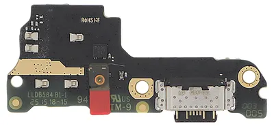 Produktbild von Clappio, USB-C Ladebuchse Ersatz Redmi 15 5G mit Mikrofon, Schwarz