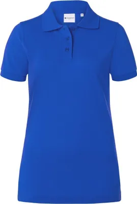 Produktbild von KARLOWSKY Damen Poloshirt BASIC Kurzarm Polokragen Modern-Fit Royalblau S