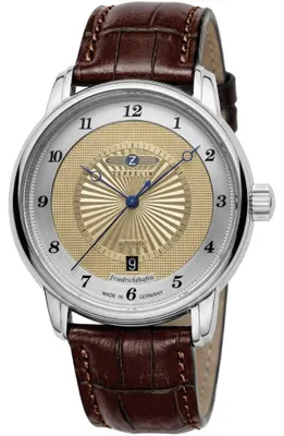 Produktbild von Zeppelin Herren Quarz-Analoguhr Mod. 8556-5, 46 mm, Datumsanzeige, 5 ATM