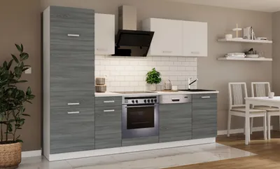 Produktbild von Küche Toni 270 cm Küchenzeile Küchenblock Singleküche Einbauküche