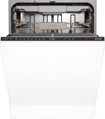 Produktbild von Gorenje GV673B65 vollintegrierter Geschirrspüler 60 cm, Unterbau, Standardgröße (60 cm), Edelstahl, Berührung, 2 Korb/Körbe, Korb
