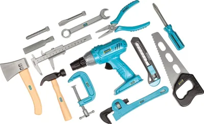 Produktbild von Hazet Kinderspielzeug Werkzeugsatz 61-teilig (für Kinder ab 36 Monate)