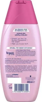Produktbild von Schauma Shampoo und Balsam für Kids mit Himbeereduft ph neutral 250ml