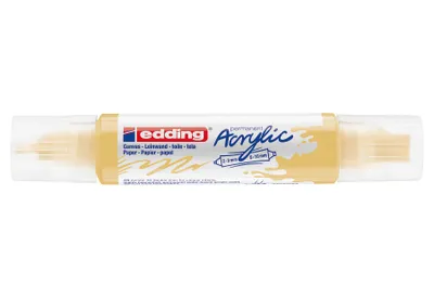 Image de edding 5400 Acryl 3D Double Liner pastellgelb