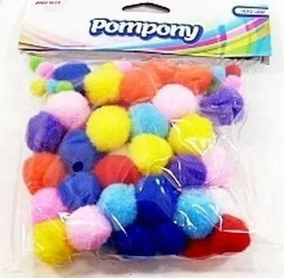 Produktbild von Pompons 78 Stück (Schul- und Schrein, Kreativ)