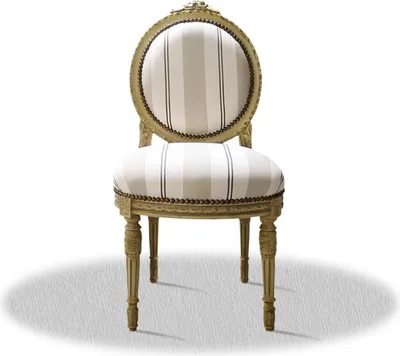 Produktbild von Casa Padrino Barock Salonstuhl Creme 50 x 50 x H. 100 cm - Antik Möbel