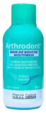 Produktbild von Mundspülung, Pierre Fabre, Arthrodont, zur Behandlung von empfindlichem und gereiztem Zahnfleisch, 300ml