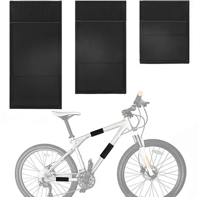 Produktbild von Fahrrad Rahmenschutz - 3 Stück – Kratzschutz für Fahrräder & E-Bikes, 3 Größen, für Thule, Fahrradrahmen Schutz für Trekkingräder, Geländeräder