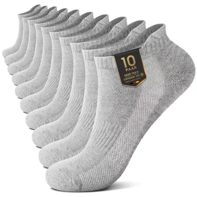 Obrázok produktu pre YouShow, 10 párov ponožiek pod tenisky, pánske/dámske, bavlna, krátke, bežecké