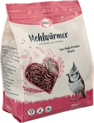 Produktbild von Stroetmann Elles Mehlwürmer 500 g - Wildvogelfutter