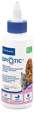 Immagine prodotto di VIRBAC EpiOtic detergente auricolare - liquido per la pulizia delle orecchie per cani e gatti - 60 ml