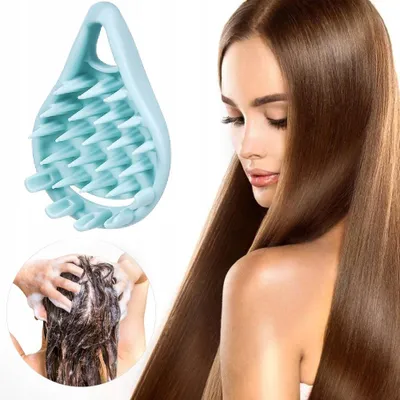 Produktbild von Silikon Kopfhautmassagebürste für Massage und Haarwachstum