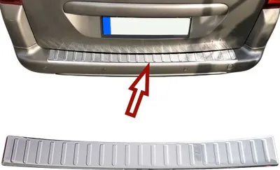 Image de Protection Pare-Chocs Inox pour Citroën Berlingo II, Partner Tepee , avec Rebord