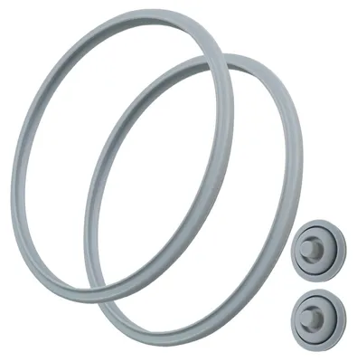 Dichtring-Set für Schnellkochtopf 22 cm, 4-teilig, Silikon