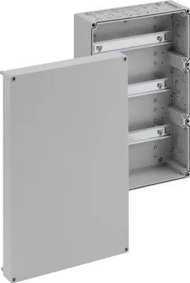 Produktbild von SPELS Reihenklemmengeh. RKA4/102L-LEER grau ohne Klemmen 450x300x132mm