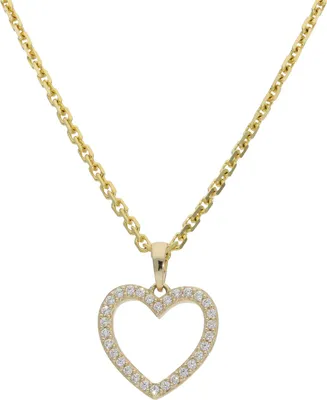 Produktbild von Kettenanhänger Gold 333 Zirkonia Herz JL10-02-3893 JuwelmaLux