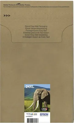 Produktbild von EPSON 24XL Multipack Easy Mail Packaging 6er Pack XL Schwarz, Gelb, Cyan, Magenta, hell Magenta,