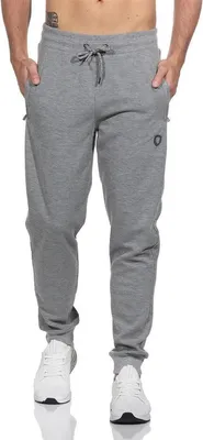 Obrázok produktu pre Pánske teplákové nohavice s vreckami Športové nohavice GYM, sivé 2XL