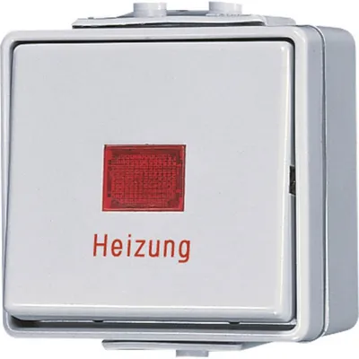 Produktbild von JUNG 606 HW - 1P - Weiß - 250 V - 10 A