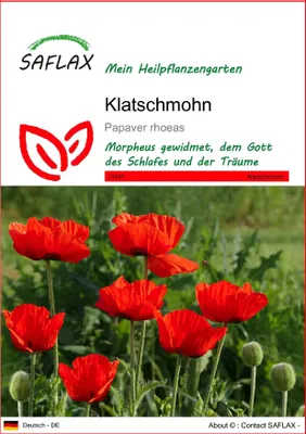 Produktbild von SAFLAX - Klatschmohn - Papaver rhoeas - 27000 Samen