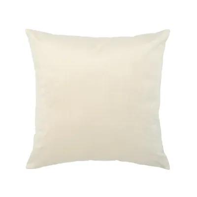 Obrázek produktu pro SCANquilt povlak na dekorační polštář VELVET smetanová 100% polyester 50 x 50 cm