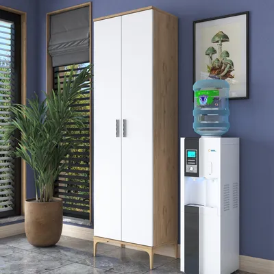 Immagine prodotto di Skye Decor, JE102 - 2790, armadio multiuso, noce, 100 % truciolato rivestito di melamina, grado E1, 60 x 37,5 x 198,6 cm