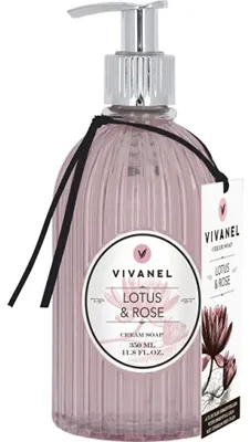 Productafbeelding van Vloeibare handzeep Lotus & Rose (crèmezeep), 350 ml