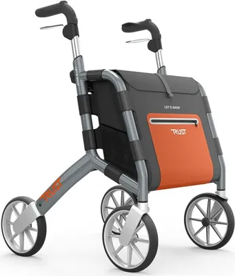 Produktbild von Trust Care Rollator Let's Shop Farbe: grau