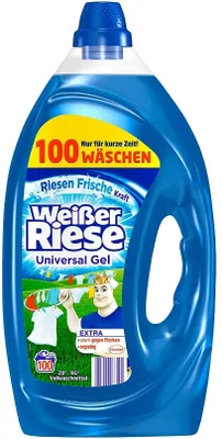 Produktbild von Weißer Riese Universalgel, Flüssigwaschmittel, 100 Waschgänge, 5 L