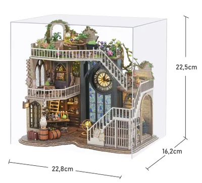 Image de puzzle 3D DIY bois maison miniature jeu de construction maison de poupée Magic House