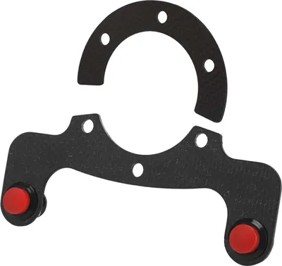 Produktbild von Carbon Fiber Externe Hupenknopf Kits für MOMO/OMP/Nardi/Sparco 6 Bolzen LenkradDual Button