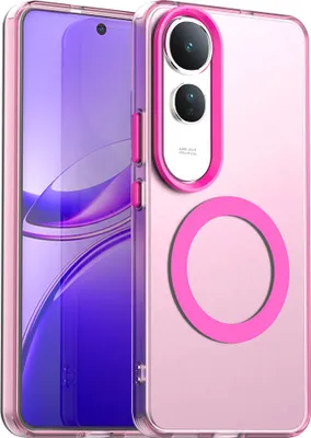Obrázek produktu pro Magnetické pouzdro pro Vivo V50 Lite 5G, tenké matné průsvitné nárazuvzdorné pouzdro Červený