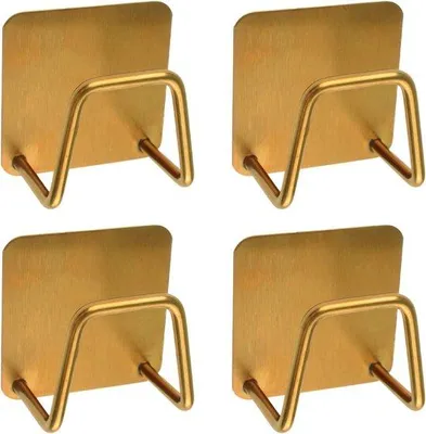 Produktbild von Sponshalter Set von 4 – Edelstahl, wasserbeständig, für Spüle