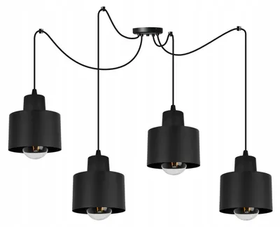 Immagine prodotto di Moderna Lampada A Sospensione Lampada A Led Nera