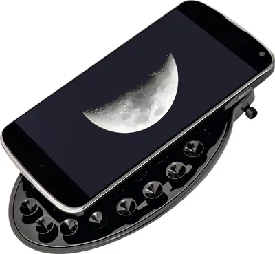 Produktbild von Bresser Smartphone Kamera-Adapter für Teleskop, passend für 31,7mm Okulare, 32-34mm Okulargehäusedurchmesser, Super-Teleobjektiv für Smartphone