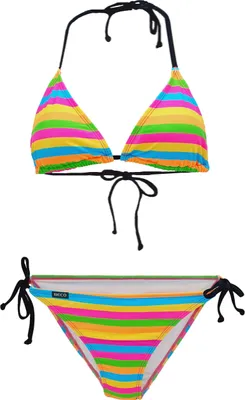 Produktbild von BECO the world of aquasports Triangel-Bikini POP COLOUR mit Bindebändern bunt 34 B