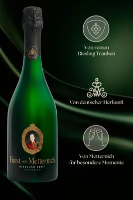Image de Fürst von Metternich Rieslingsekt sec | 12,5 % vol | 0,75 l