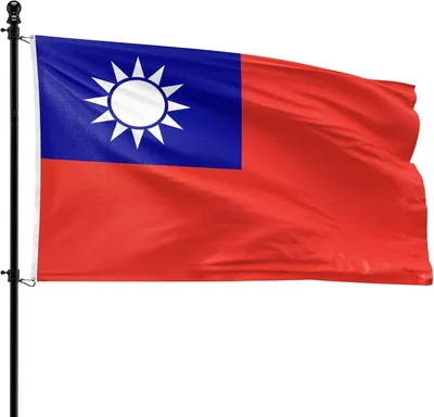 Produktbild von Flagge Taiwan, 90 x 150 cm, Polyester, für die Fahnenstange