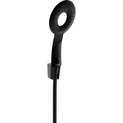 Produktbild von Mexen R-73 Kopfbrausegarnitur mit Regenbrause und Thermostatmischer, Schwarz - 785735052-70