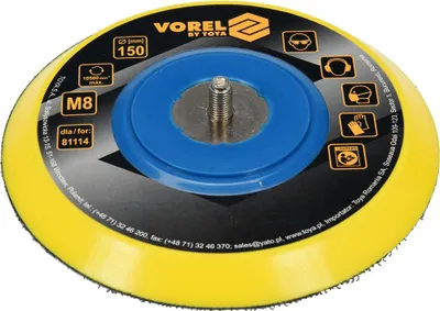 Immagine prodotto di Platorello F. levigatrice pneumatica eccentrica VOREL 81114
