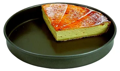 Produktbild von Kuchenform Tarteform Käsetortenform, Rund, Schwarz, 28 cm, 4 cm, 2,30 l, Antihaft-Beschichtung, Ofenfest, Spülmaschinenfest