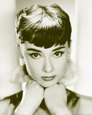 Obrázok produktu pre Audrey HEPBURN – Portrét v sépii – 40 x 51 cm – Plagát