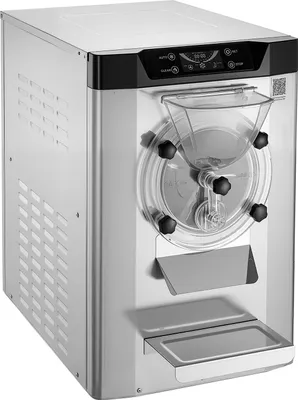 Produktbild von SucceBuy Gewerbliche Eismaschine 2000 W 12–20 L/h, Tischgerät für Gelato mit 6 L Edelstahlbehälter (304) & Selbstreinigendes LED-Bedienfeld für Snackbars und Restaurants, Silber