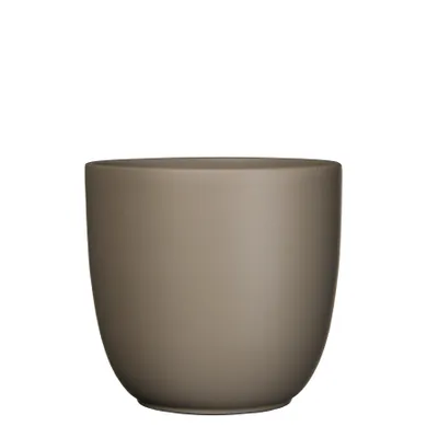 Produktbild von Mica Decorations Tusca Blumentopf - H28,5 x Ø31 cm - Matt - Taupe