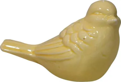 Produktbild von Dekorative Keramikfigur - Vogel, grün, antikisiert